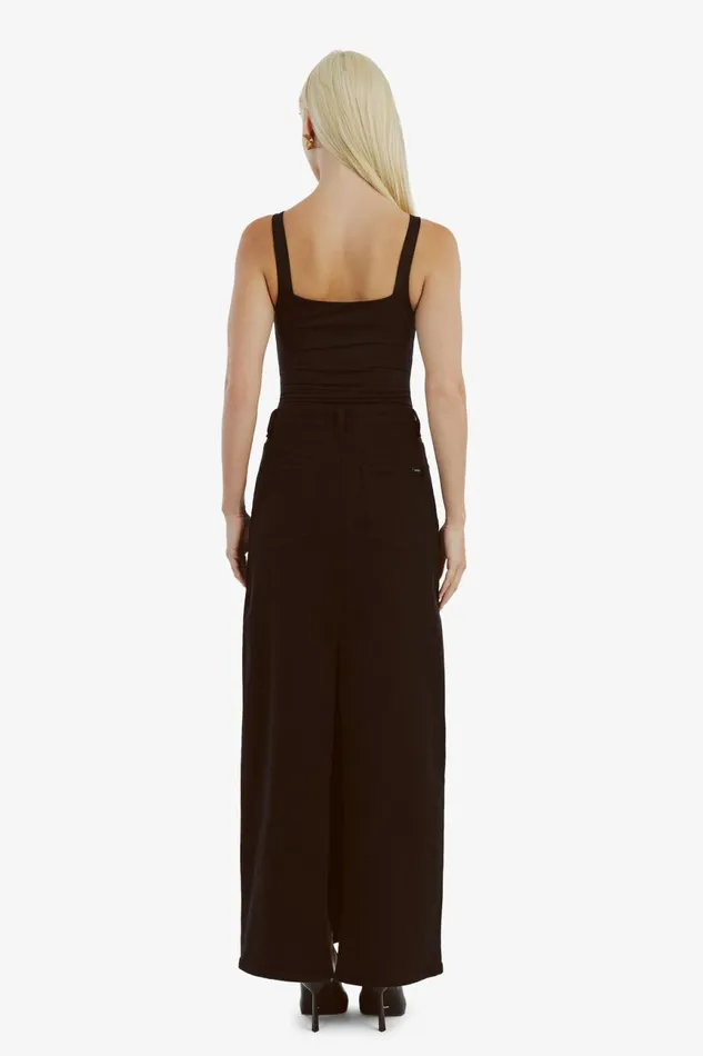 Women Bardot Skirts Evianna Denim Maxi Skirt In Black Black Women Bardot Skirts Evianna Denim Maxi Skirt In Black Black