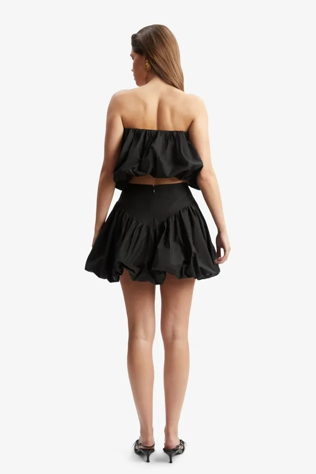 Women Bardot Skirts Lissett Poplin Mini Skirt In Black Black Women Bardot Skirts Lissett Poplin Mini Skirt In Black Black