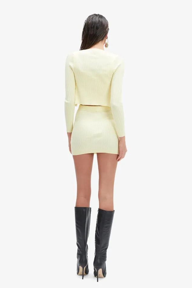 Women Bardot Skirts Sarita Knit Skirt In Canary Yellow Canary Yellow Women Bardot Skirts Sarita Knit Skirt In Canary Yellow Canary Yellow