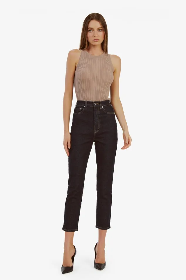 Women Bardot Straight Jean Heidi Straight Leg Jeans In Dark Dark Women Bardot Straight Jean Heidi Straight Leg Jeans In Dark Dark