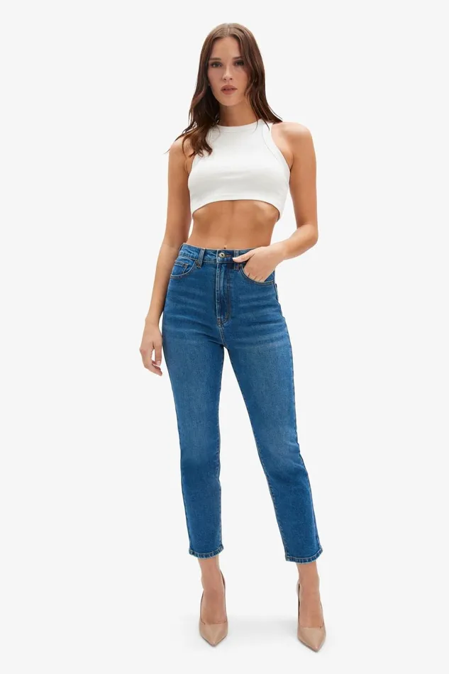 Women Bardot Straight Jean Heidi Straight Leg Jeans In Dark Denim Dark Denim Women Bardot Straight Jean Heidi Straight Leg Jeans In Dark Denim Dark Denim