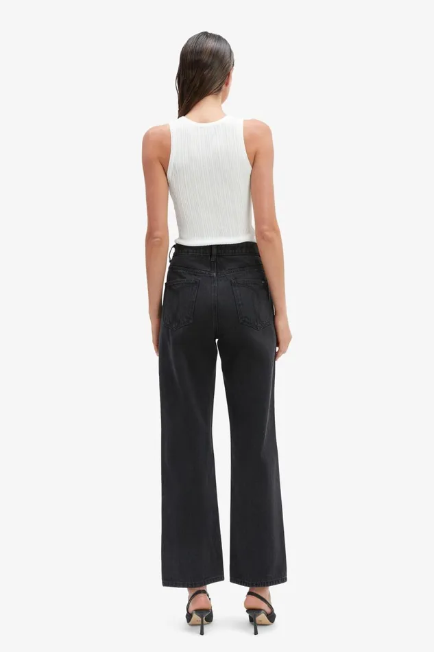 Women Bardot Wide Jean Cindy Wide Full Leg Jeans In Washed Black Washed Black Women Bardot Wide Jean Cindy Wide Full Leg Jeans In Washed Black Washed Black