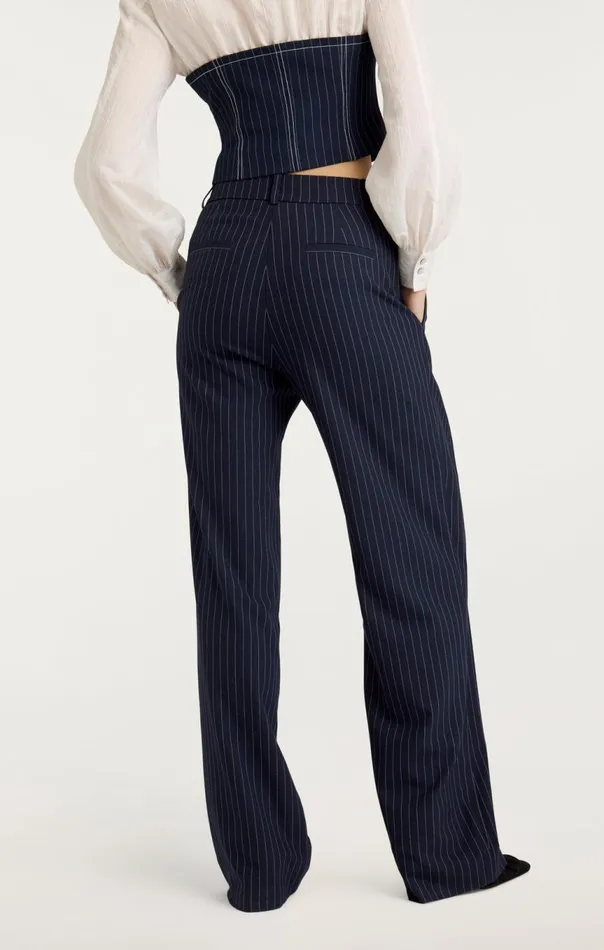Women Becca Pant Navyivory Cinq Sept Pants
