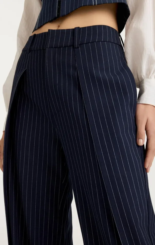 Women Becca Pant Navyivory Cinq Sept Pants