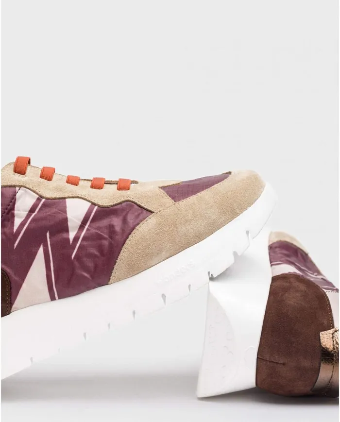 Women Beige ODISEI Sneaker Wonders Flat Shoes