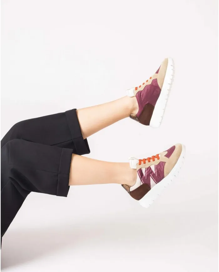Women Beige ODISEI Sneaker Wonders Flat Shoes