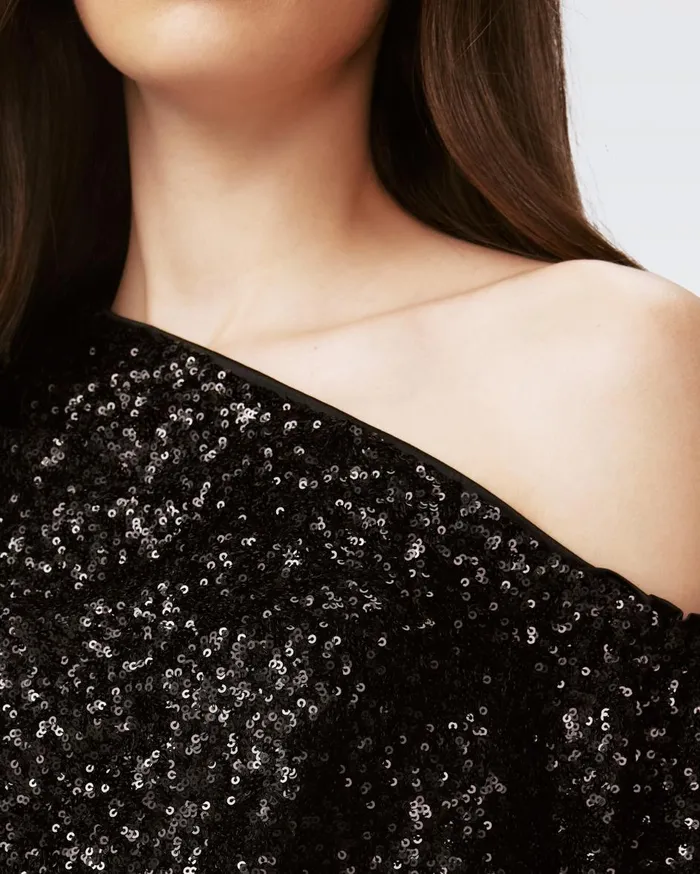 Women Belle Top Black DVF Tops