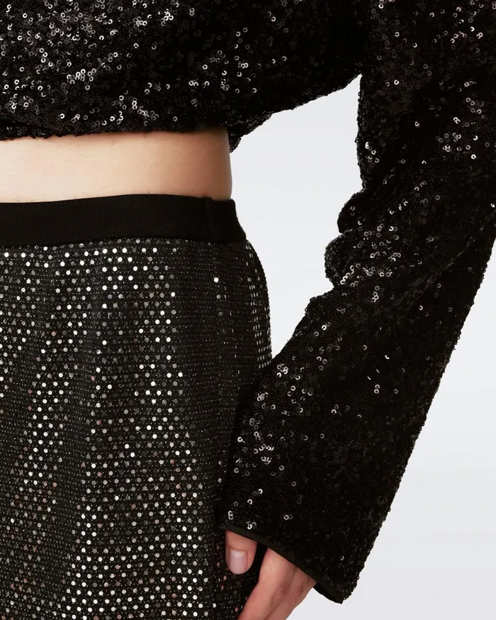 Women Belle Top Black DVF Tops