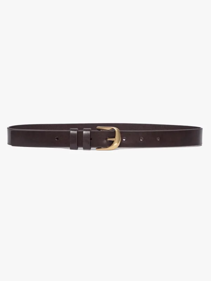 Women Belts FRAME Twist Buckle Belt 8212 Espresso