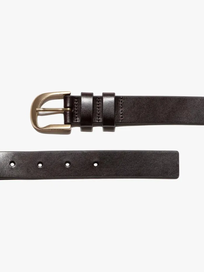 Women Belts FRAME Twist Buckle Belt 8212 Espresso