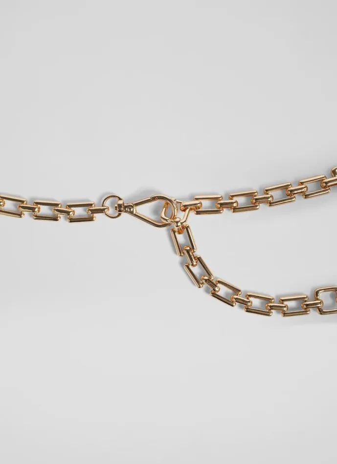 Women Belts LKBennett Alora Gold Metal Chain Belt