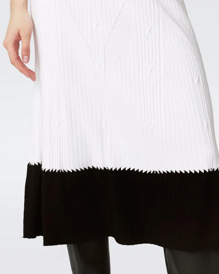 Women Benedetta Skirt Ivory And Black DVF Skirts