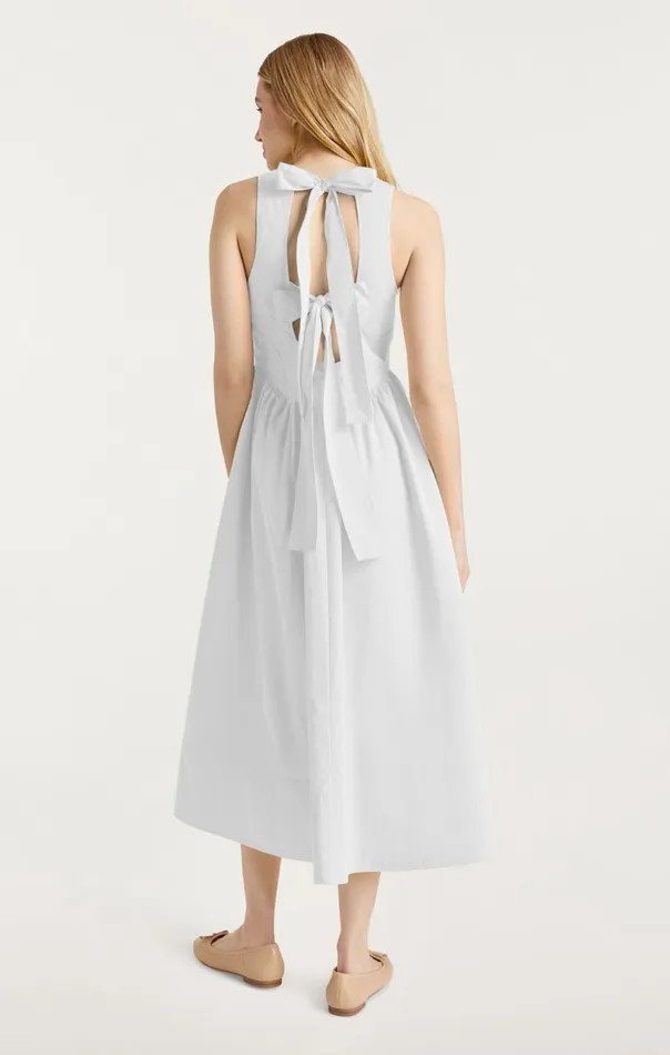 Women Benita Dress White Cinq Sept Midi