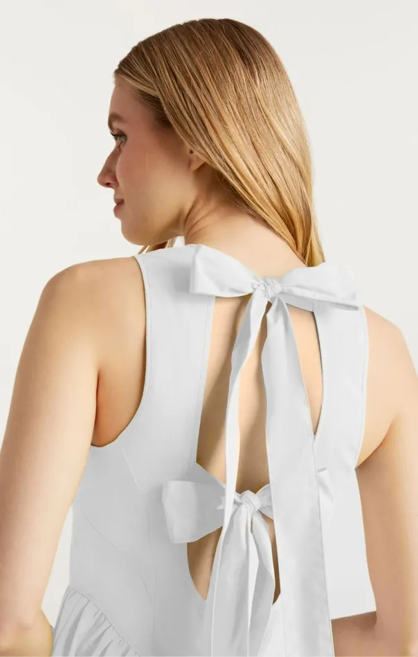 Women Benita Dress White Cinq Sept Midi