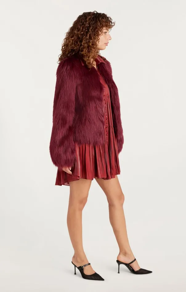Women Benson Coat Rhubarb Cinq Sept Outerwear