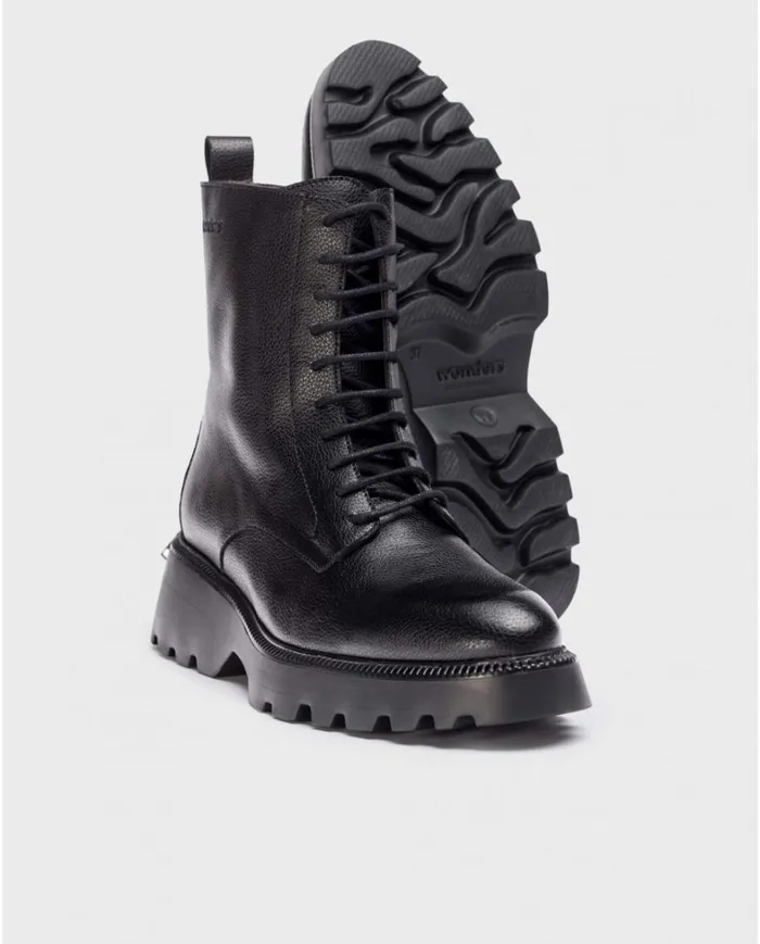 Women Black ATARI Ankle Boot Wonders Ankle Boots