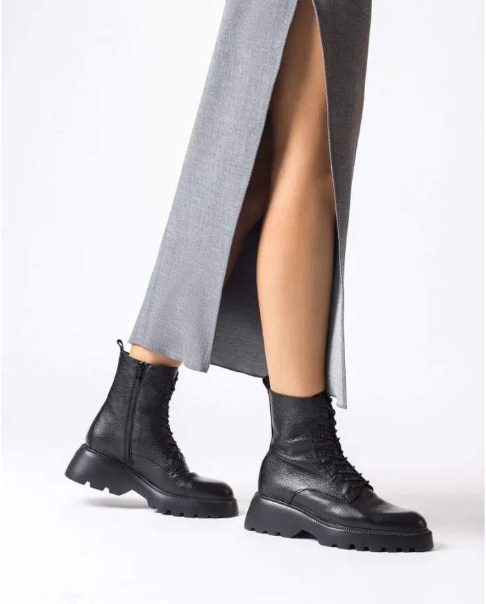 Women Black ATARI Ankle Boot Wonders Ankle Boots