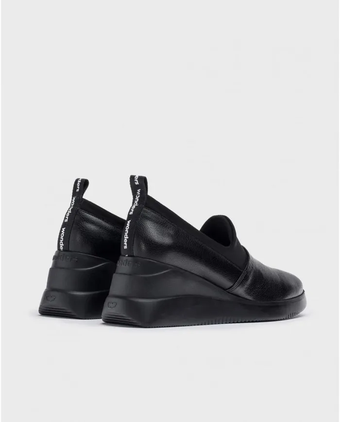 Women Black BABI Sneaker Wonders Platforms