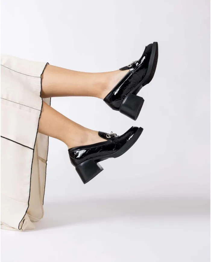Women Black CHUCK Loafers Wonders Loafers Women Black CHUCK Loafers Wonders Loafers