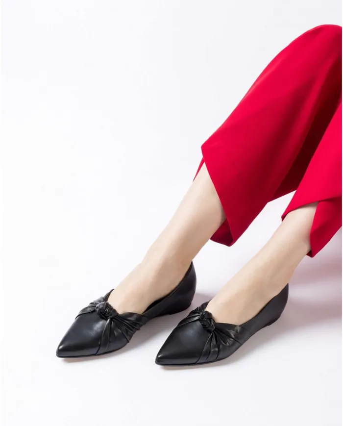 Women Black EUGENIA Ballet Flat Wonders Flat Shoes