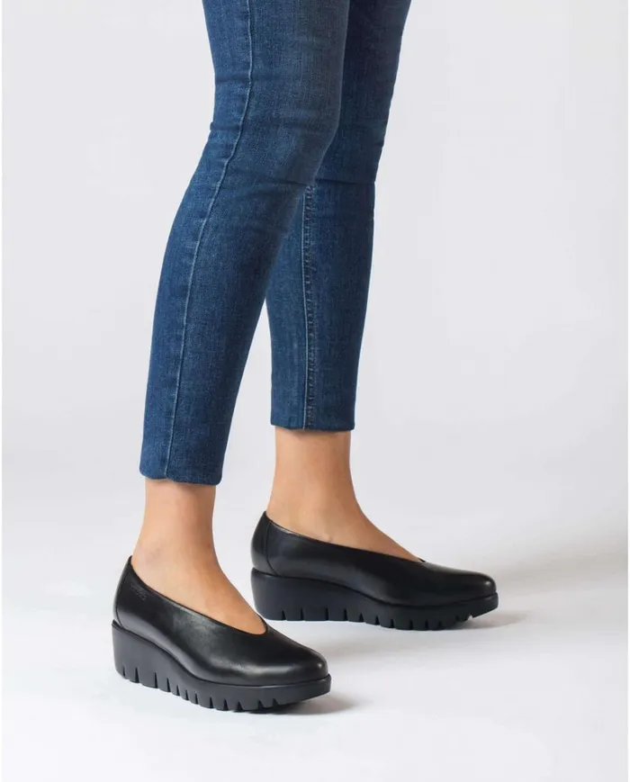 Women Black FLY Shoe Wonders Wedges Women Black FLY Shoe Wonders Wedges