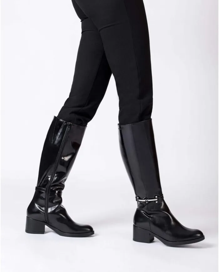 Women Black HAMELA Boots Wonders Boots