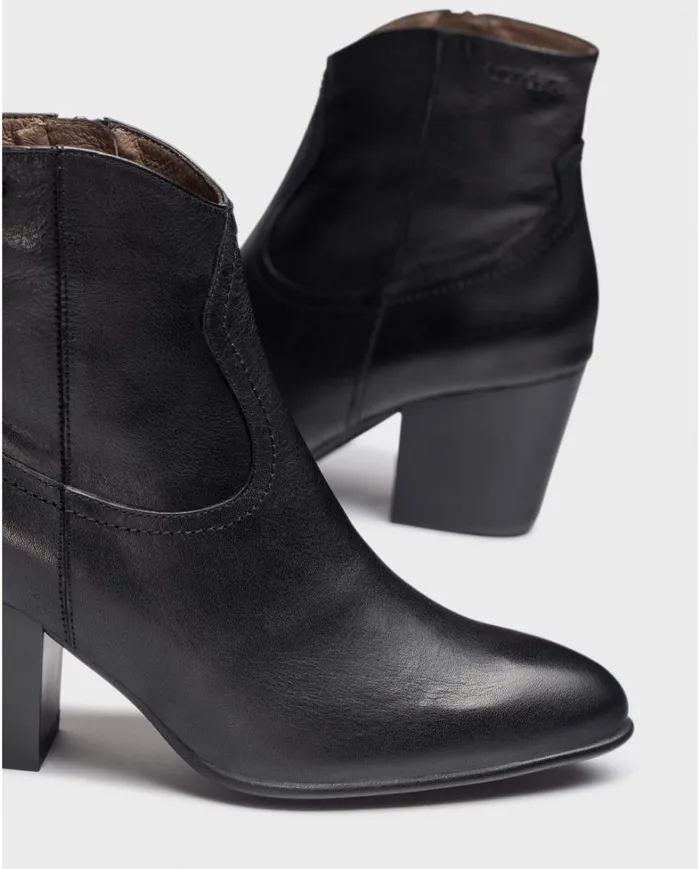 Women Black LOLI Ankle Boots Wonders Ankle Boots