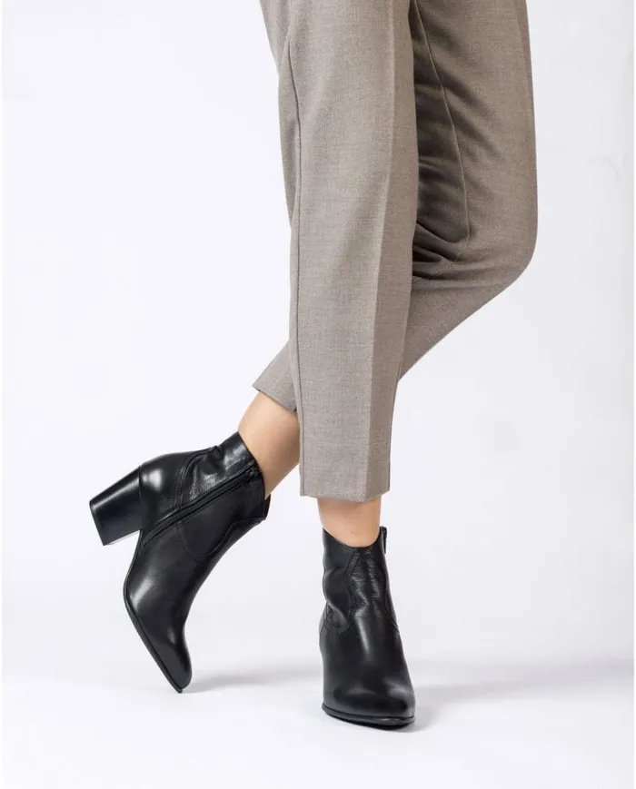 Women Black LOLI Ankle Boots Wonders Ankle Boots