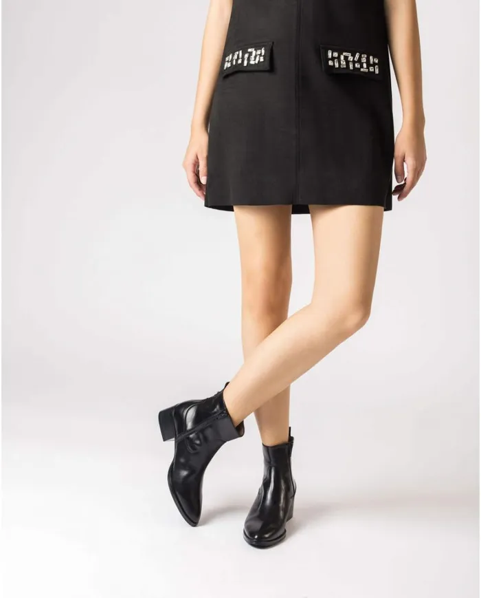 Women Black LOOK Ankle Boot Wonders Ankle Boots