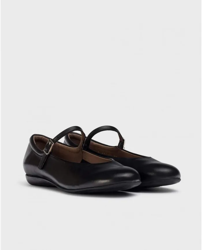 Women Black MONTARI Ballet Flat Wonders Flat Shoes