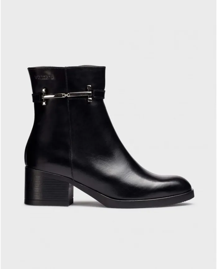 Women Black PARRAST Ankle Boot Wonders Ankle Boots
