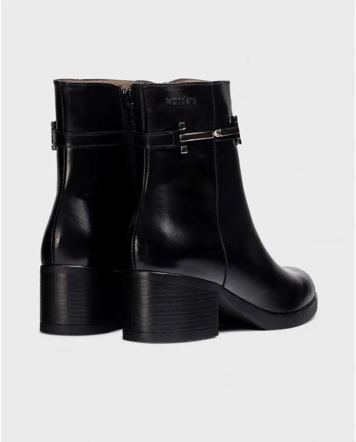 Women Black PARRAST Ankle Boot Wonders Ankle Boots