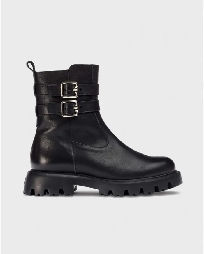Women Black PURA Ankle Boots Wonders Ankle Boots