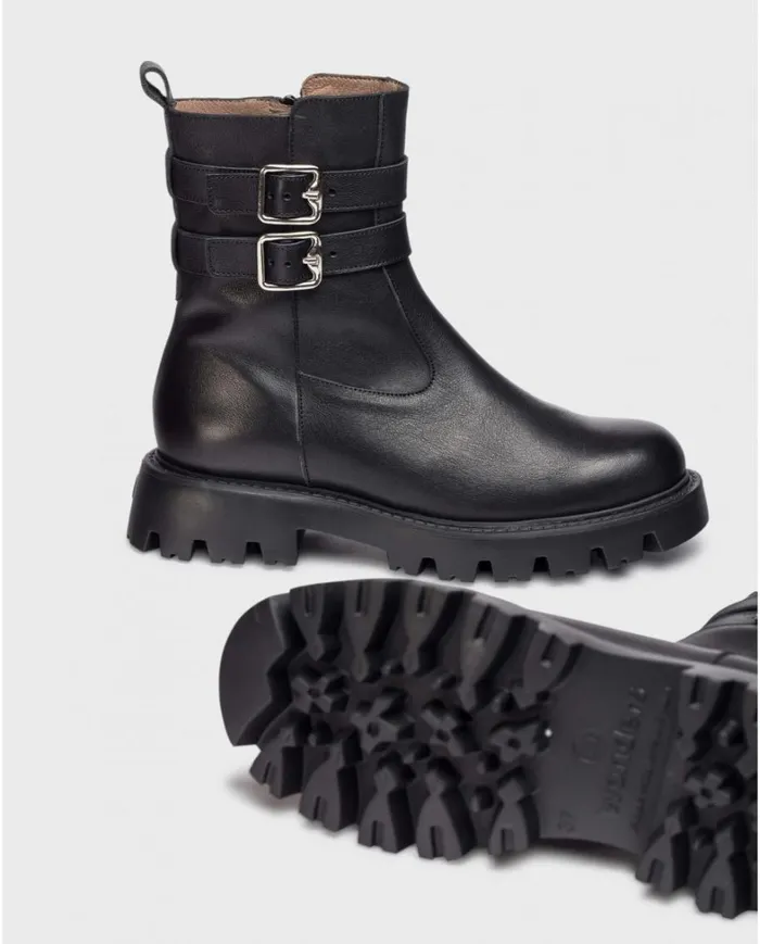 Women Black PURA Ankle Boots Wonders Ankle Boots