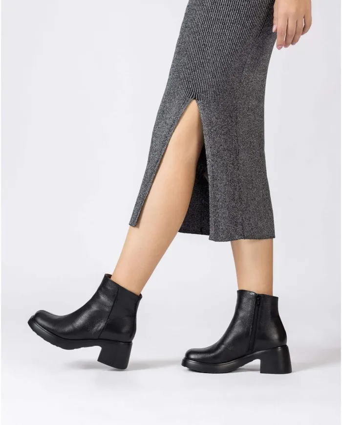 Women Black RUBI Ankle Boot Wonders Ankle Boots