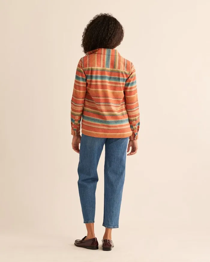 Women BOARD SHIRT Blue Original Surf Pendleton Shirts and Blouses