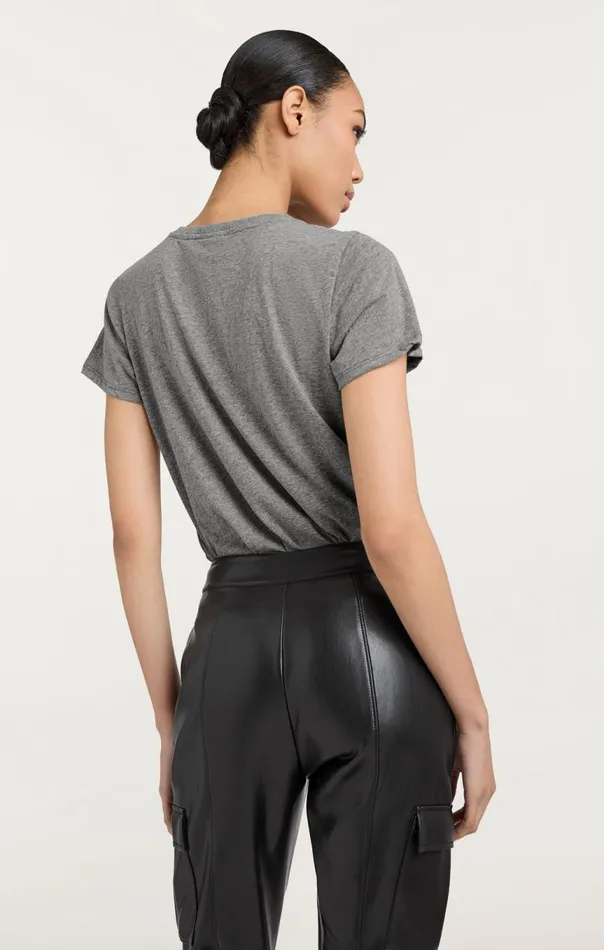 Women Bonjour Y039all Tee Heathergreyblack Cinq Sept Tees
