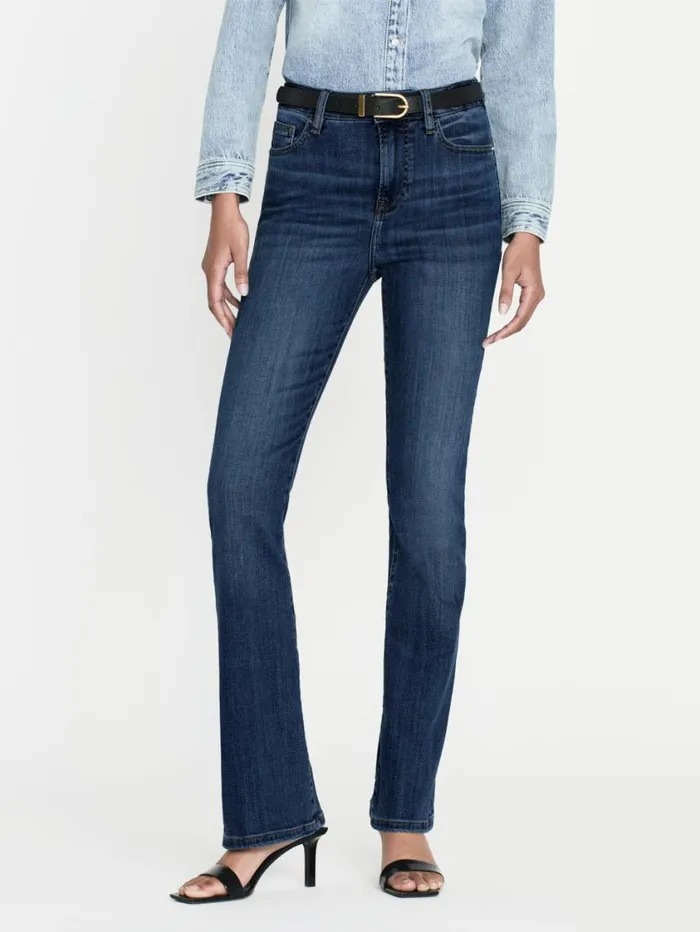 Women Bootcut FRAME Le Mini Boot 8212 Poe
