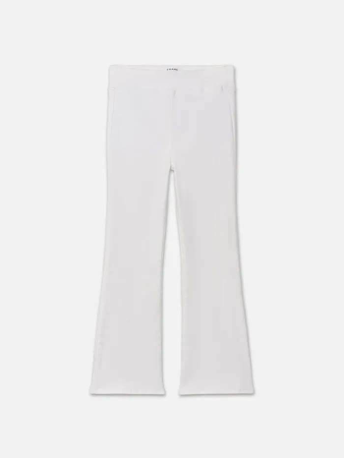 Women Bootcut FRAME The Jetset Crop Mini Boot 8212 White