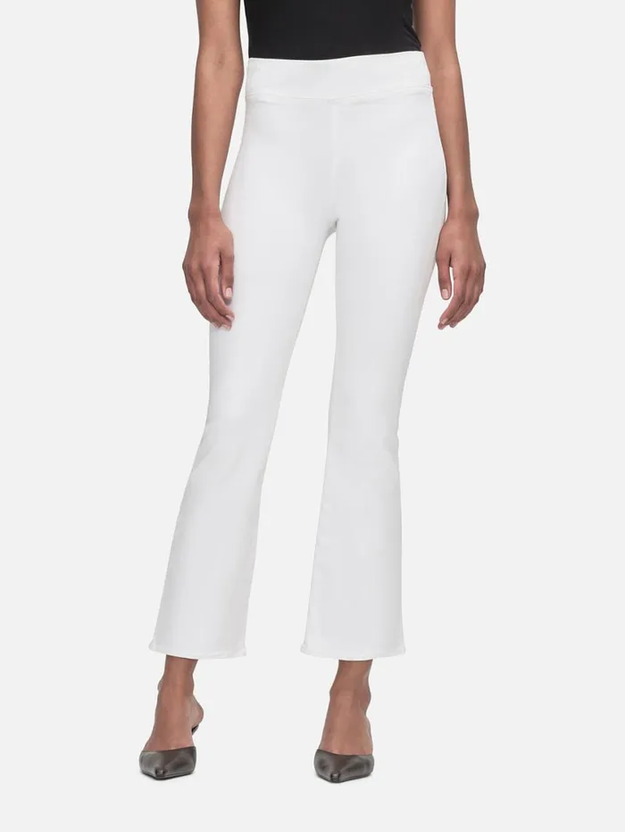 Women Bootcut FRAME The Jetset Crop Mini Boot 8212 White Women Bootcut FRAME The Jetset Crop Mini Boot 8212 White