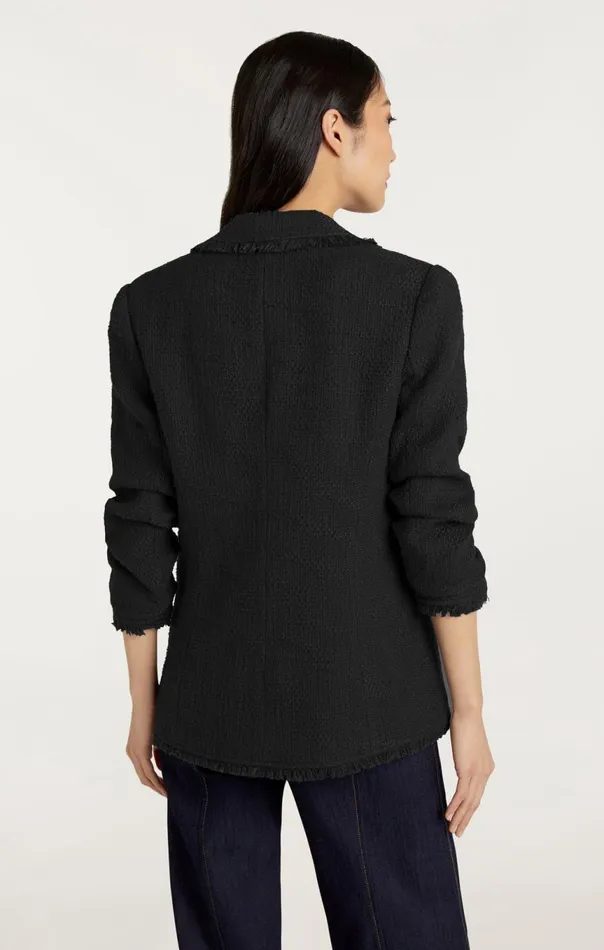 Women Boucle Khloe Blazer Black Cinq Sept Blazers