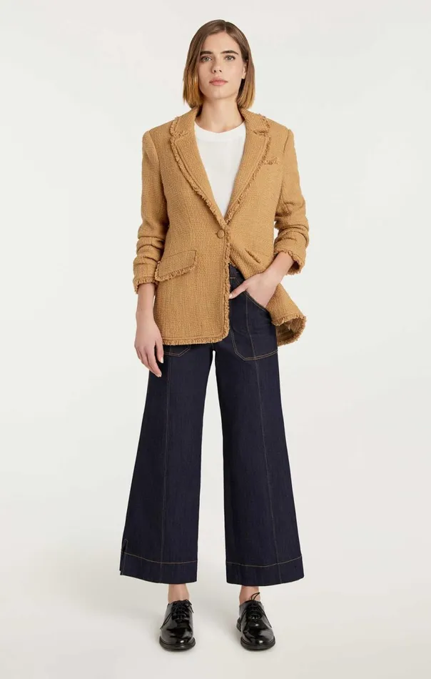 Women Boucle Khloe Blazer Sahara Cinq Sept Jackets