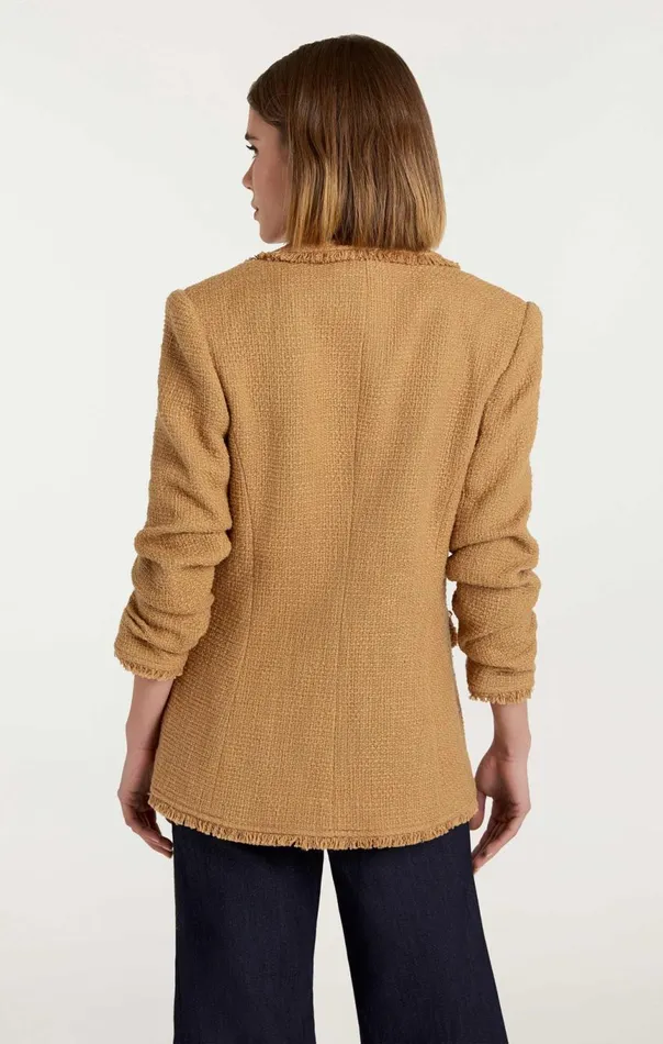 Women Boucle Khloe Blazer Sahara Cinq Sept Jackets