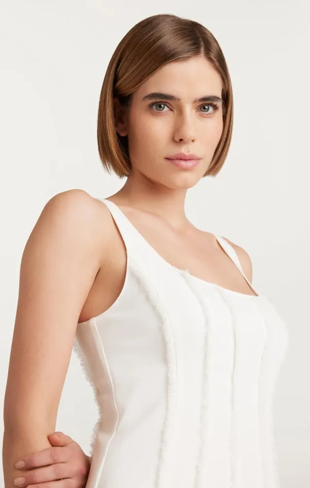 Women Brantley Dress Ivory Cinq Sept Mini
