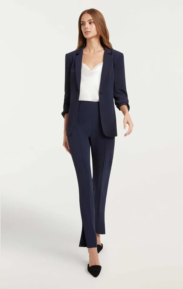 Women Brianne Pant Navy Cinq Sept Pants