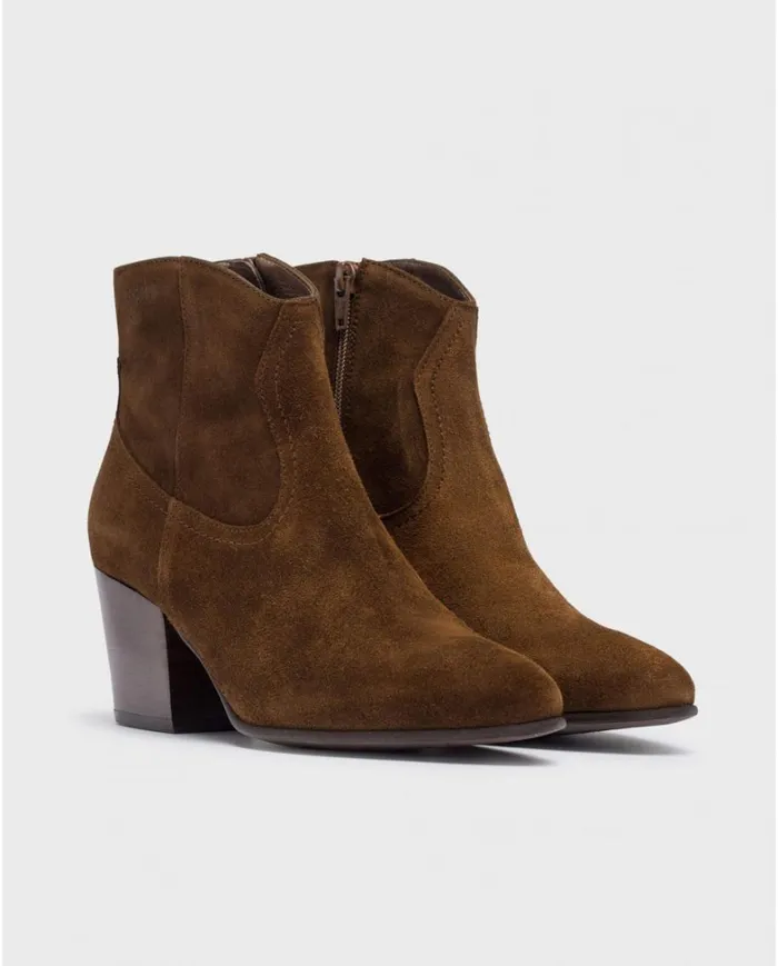 Women Brown CANE Ankle Boot Wonders Ankle Boots