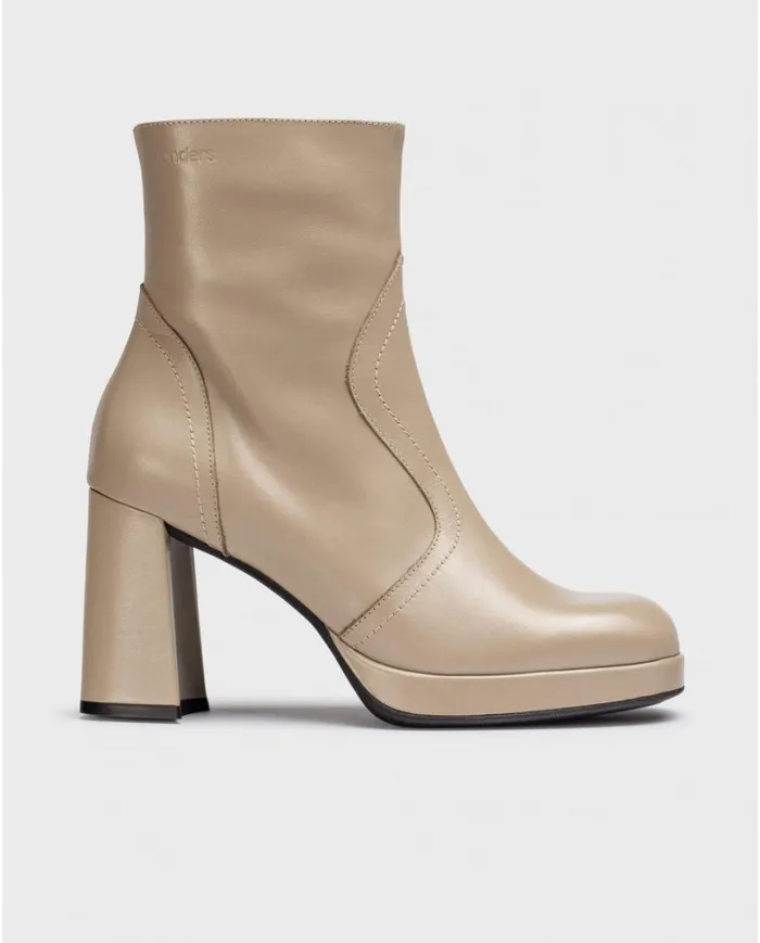 Women Brown LIPA Ankle Boots Wonders Ankle Boots