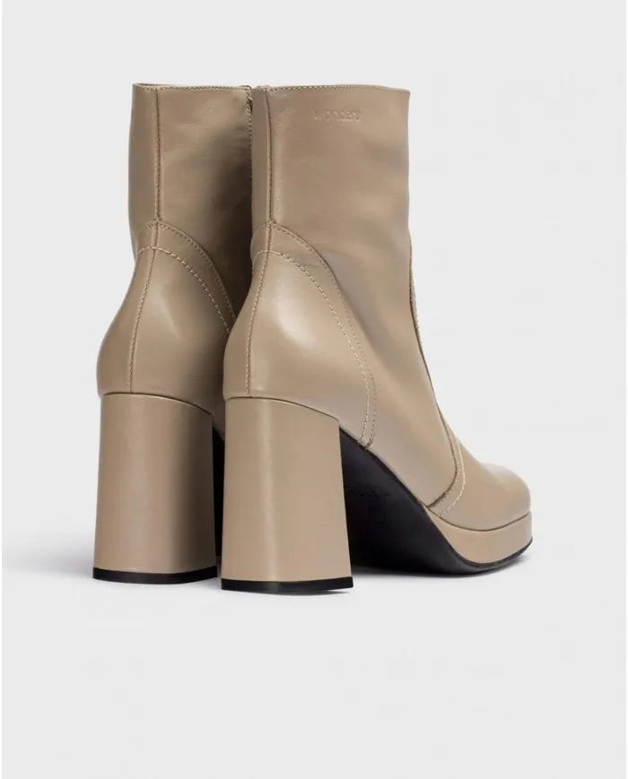 Women Brown LIPA Ankle Boots Wonders Ankle Boots