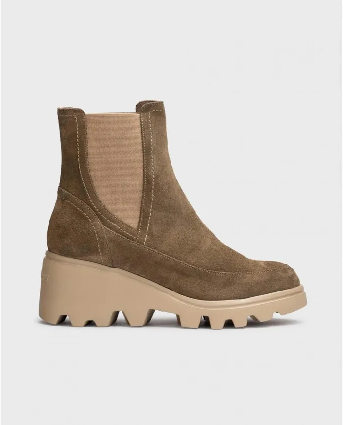 Women Brown MUNICH Ankle Boots Wonders Ankle Boots