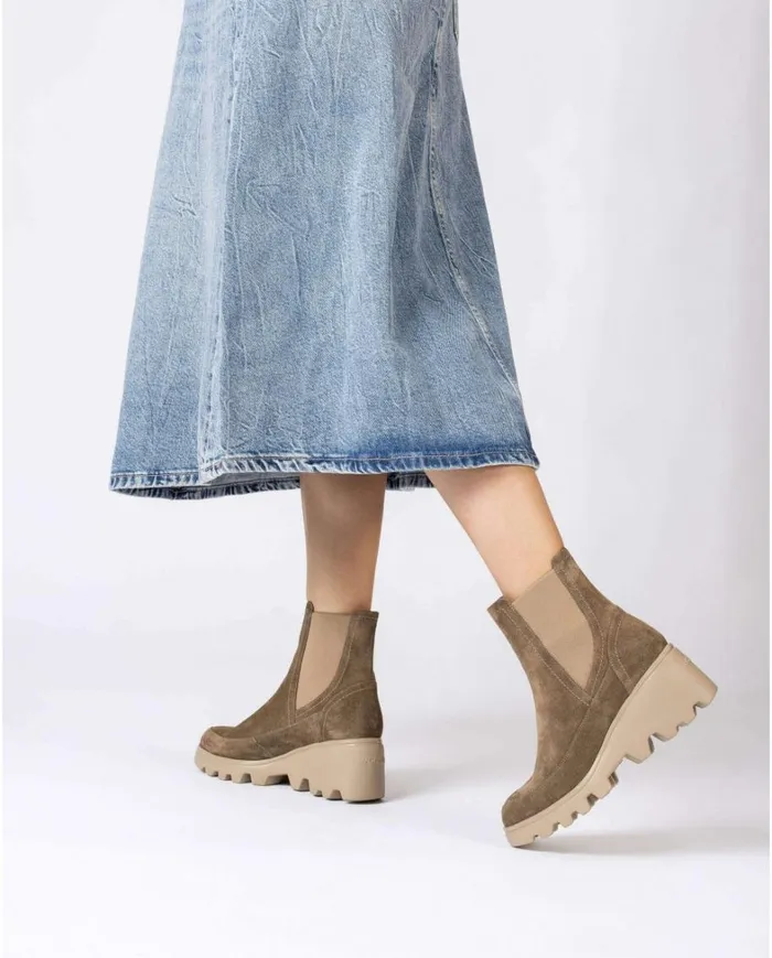Women Brown MUNICH Ankle Boots Wonders Ankle Boots